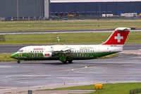 HB-IYS @ EHAM - British Aerospace BAe 146 RJ100 [E3381] (Swiss European Air Lines) Amsterdam-Schiphol~PH 10/08/2006