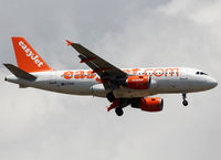 G-EZGE @ LEBL - Landing rwy 07R - by Shunn311