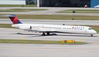 N908DE @ FLL - Delta MD-88