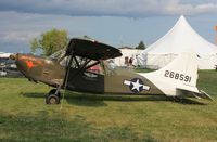 N68591 @ KOSH - Stinson L-5 - by Mark Pasqualino