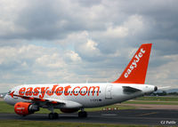 G-EZFR @ EGCC - Easy action at Manchester - by Clive Pattle