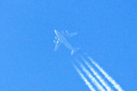 95-0104 @ EGFH - C17A, Rch547, Spirit of Airborne, 155th Airlift Squadron, Tennessee Air National Guard 164th Airlift Wing, Memphis Air National Guard Base, 37000' AGL, 287 Knots, seen overflying EGFH, en-route to RAF Mildenhall. - by Derek Flewin