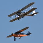 G-EBIR @ EGTH - 45. G-EBIR and G-AAPZ at the glorious Shuttleworth Pagent Airshow, Sep. 2014.