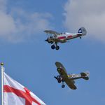 G-AMRK @ EGTH - 45. G-AMRK and G-GLAD at the glorious Shuttleworth Pagent Airshow, Sep. 2014.