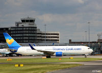 G-TCCA @ EGCC - Departure from the gate - by Clive Pattle