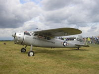 N3458V @ EBDT - Schaffen Diest Oldtimer Fly Inn , Belgium, Aug 2014 , cs LC-126A 
USAFs ,07159 ,  Cessna 195 , - by Henk Geerlings