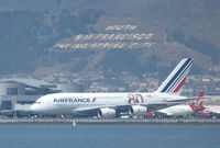 F-HPJI @ SFO - Arriving at San Francisco Airport. - by Bill Larkins