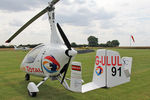 G-ULUL @ X5FB - Rotorsport UK Calidus at Fishburn Airfield UK, July 2014. - by Malcolm Clarke