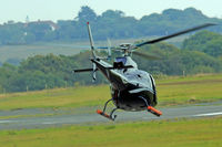 G-EJOC @ EGFH - Visiting Equreuil, seen departing EGFH for a local flight. - by Derek Flewin