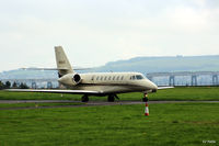 N888SF @ EGPN - Taxi for departure from Dundee Riverside with the Tay Rail Bridge in the background. - by Clive Pattle