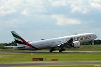 A6-EBS @ EGCC - Lift Off at Manchester - by Clive Pattle