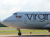 G-VXLG @ EGCC - Nose close-up of Ruby Tuesday - by Clive Pattle