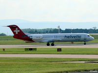 HB-JVF @ EGCC - Arrival at EGCC - by Clive Pattle