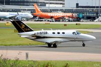 I-STCB @ EGCC - Manchester taxi for departure - by Clive Pattle