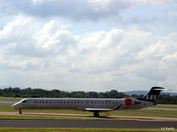 OY-KFF @ EGCC - Taxi to the gate - by Clive Pattle