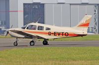 G-EVTO @ EGFF - Visiting Cherokee Warrior II, previously N81615, D-EVTO, G-EVTO, N5012V, Blackbushe based, seen parked at EGFF.