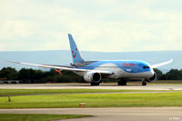 G-TUID @ EGCC - Take off run - by Clive Pattle
