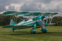 N966CD @ IA27 - At Antique Airfield, Blakesburg - by alanh