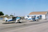 N9069B @ LSN - 69B and 78E at Los Banos,Ca for a lunch stop.