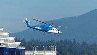 C-GHJJ @ CBC7 - Helijet just departed Vancouver Harbour Heliport.