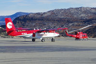 TF-NLD @ BGJN - Norlandair pays a visit to Greenland. Together with Greenland Air's helicopter OY-HCU. Thanks a lot to Paul! - by Tomas Milosch