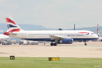 G-EUYR @ EGCC - Taxi for departure - by Clive Pattle