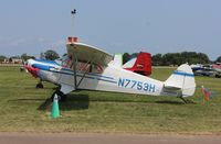 N7753H @ KOSH - Piper PA-12 - by Mark Pasqualino