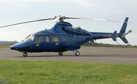 M-DWSF @ EGFH - Visiting Bell 430 helicopter. Previously registered N5120. - by Roger Winser