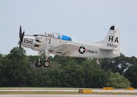 N65164 @ LAL - EA-1E Skyraider - by Florida Metal
