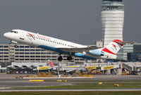 OE-LVF @ LOWW - Austrian Fokker 100 - by Thomas Ranner