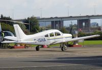 G-ISHA @ EGCB - I wonder how much a litre of fuel is here then? - by Guitarist