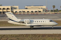 S5-ADD @ LMML - Canadair CL600 Challenger605 S5-ADD of Elitavia - by Raymond Zammit