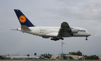D-AIMB @ MIA - Lufthansa A380 - by Florida Metal