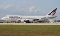 F-GITE @ MIA - Air France 747-400 - by Florida Metal
