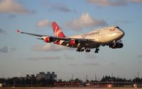 G-VHOT @ MIA - Virgin Atlantic 747-400