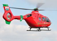 G-WASN @ EGFH - Resident Wales Air Ambulance helicopter (Helimed 57) returning to base. - by Roger Winser