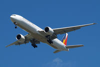 RP-C7774 @ EGLL - Boeing 777-3F6ER [35556] (Philippines Airlines) Home~G 14/07/2014. On approach 27R. - by Ray Barber
