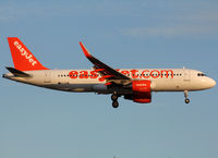 G-EZWL @ LEBL - Landing rwy 25R - by Shunn311