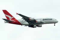 VH-OQK @ EGLL - Airbus A380-841 [063] (QANTAS) Home~G 09/07/2014. On approach 27L. - by Ray Barber