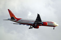 VT-ALE @ EGLL - Boeing 777-237LR [36304] (Air India) Home~G 02/04/2010. On approach 27L landing in the setting sun. - by Ray Barber