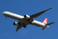 TC-JJD @ EGLL - Boeing 777-35RER [35159] (THY Turkish Airlines) Home~G 01/04/2010. On approach 27R. - by Ray Barber