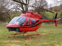G-TGRZ @ EGBC - Bell 206B3 Jet Ranger III [2288] (Tiger Helicopters) Cheltenham Racecourse~G 13/03/2008