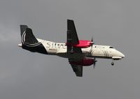 N413XJ @ MCO - Silver Saab 340B