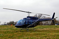 G-BYSE @ EGBC - Agusta-Bell AB.206B Jet Ranger II [8553] Cheltenham Racecourse~G 15/03/2008 - by Ray Barber