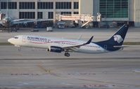 N861AM @ MIA - Aeromexico 737-800 - by Florida Metal