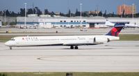 N931DN @ MIA - Delta MD-90