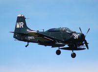 N62466 @ YIP - EA-1E Skyraider - by Florida Metal