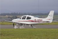 G-IENN @ EGFF - Cirrus SR-20, Tatenhill based, previously N621DA, G-TSGE, seen shortly after landing at EGFF.