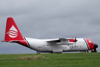 N121TG @ EGFF - Temp EGFF based C-130A, International Air Response, previously 56-511 USAF, 56-0511 USAF, N132FF Euro Firefighting Service. on oil spill response duties.