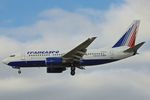EI-ETX @ EGGW - Transaero - 2005 Boeing 737-7Q8, c/n: 29359 - at Heathrow - by Terry Fletcher
